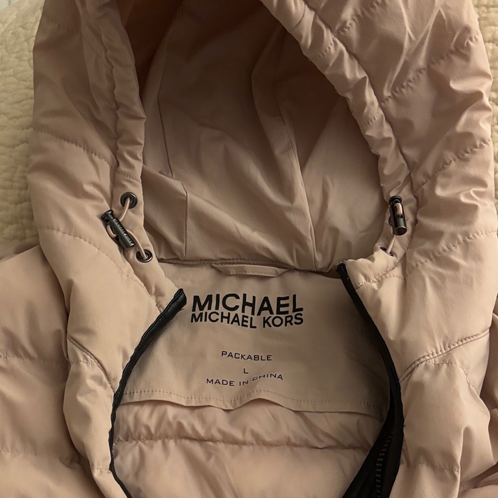 Michael Kors Women's Blush Puffer Jacket - Picture 3 of 4